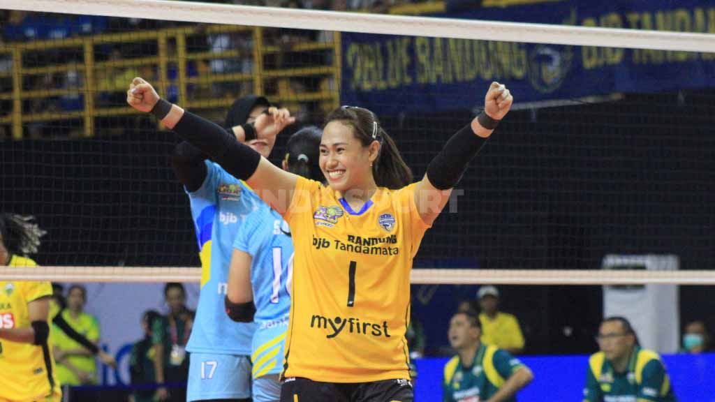 Pemain Bandung BJB Tandamata, Yulis Indahyani. Copyright: © Arif Rahman/INDOSPORT