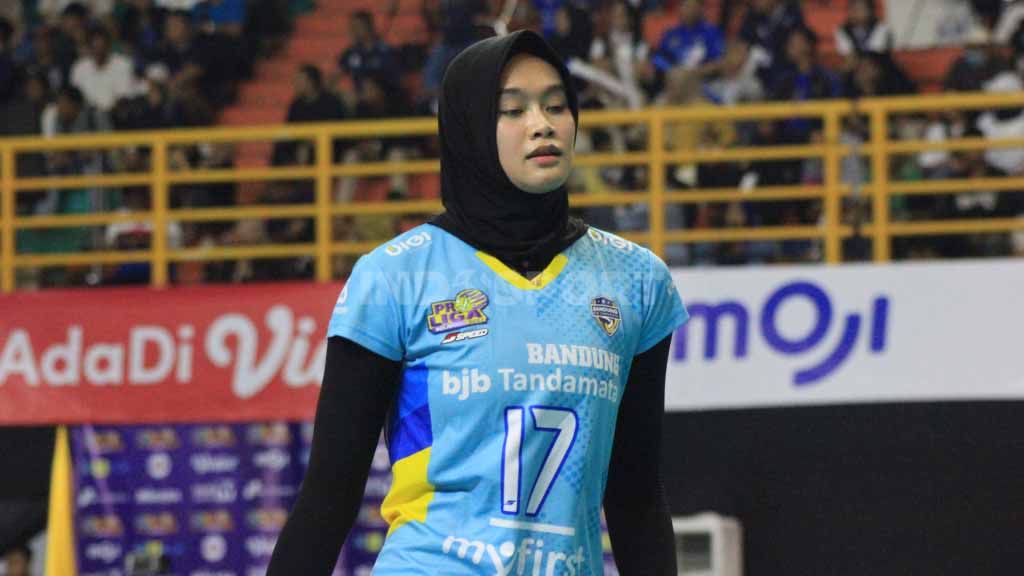 Pemain Bandung BJB Tandamata, Wilda Siti Nurfadhila kembali dipanggil ke Timnas Voli Putri Indonesia di SEA Games 2023. Copyright: © Arif Rahman/INDOSPORT