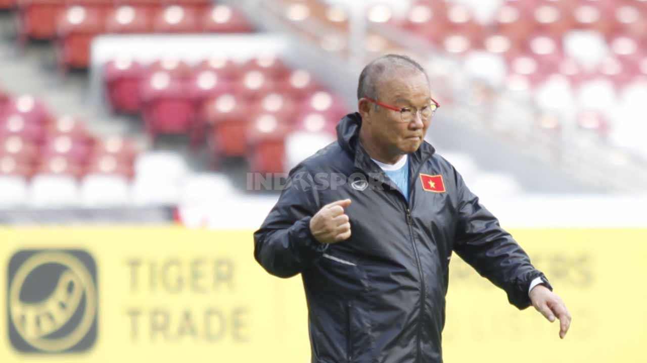 Timnas Indonesia vs Vietnam menjadi laga pembuka di fase semifinal Piala AFF 2022, tetapi jelang duel, Park Hang-seo mengeluhkan waktu kick-off pertandingan. Copyright: © Herry Ibrahim/INDOSPORT