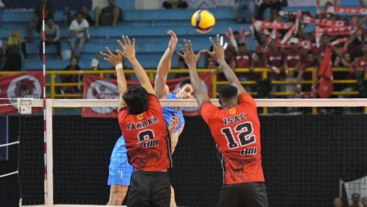 Pertandingan Jakarta LavAni Allo Bank vs Jakarta STIN BIN di Proliga 2023 Copyright: © Jakarta STIN BIN