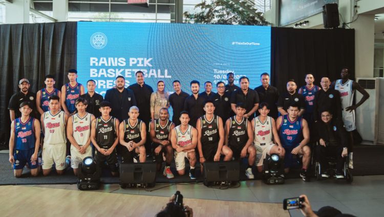 RANS PIK Basketball adakan Grand Launching Jersey jelang IBL musim 2023. Copyright: © RANS PIK Basketball