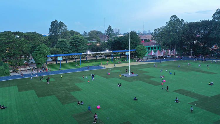 Lapangan Ahmad Yani, Kota Tangerang. Copyright: © Isman Fadil/INDOSPORT