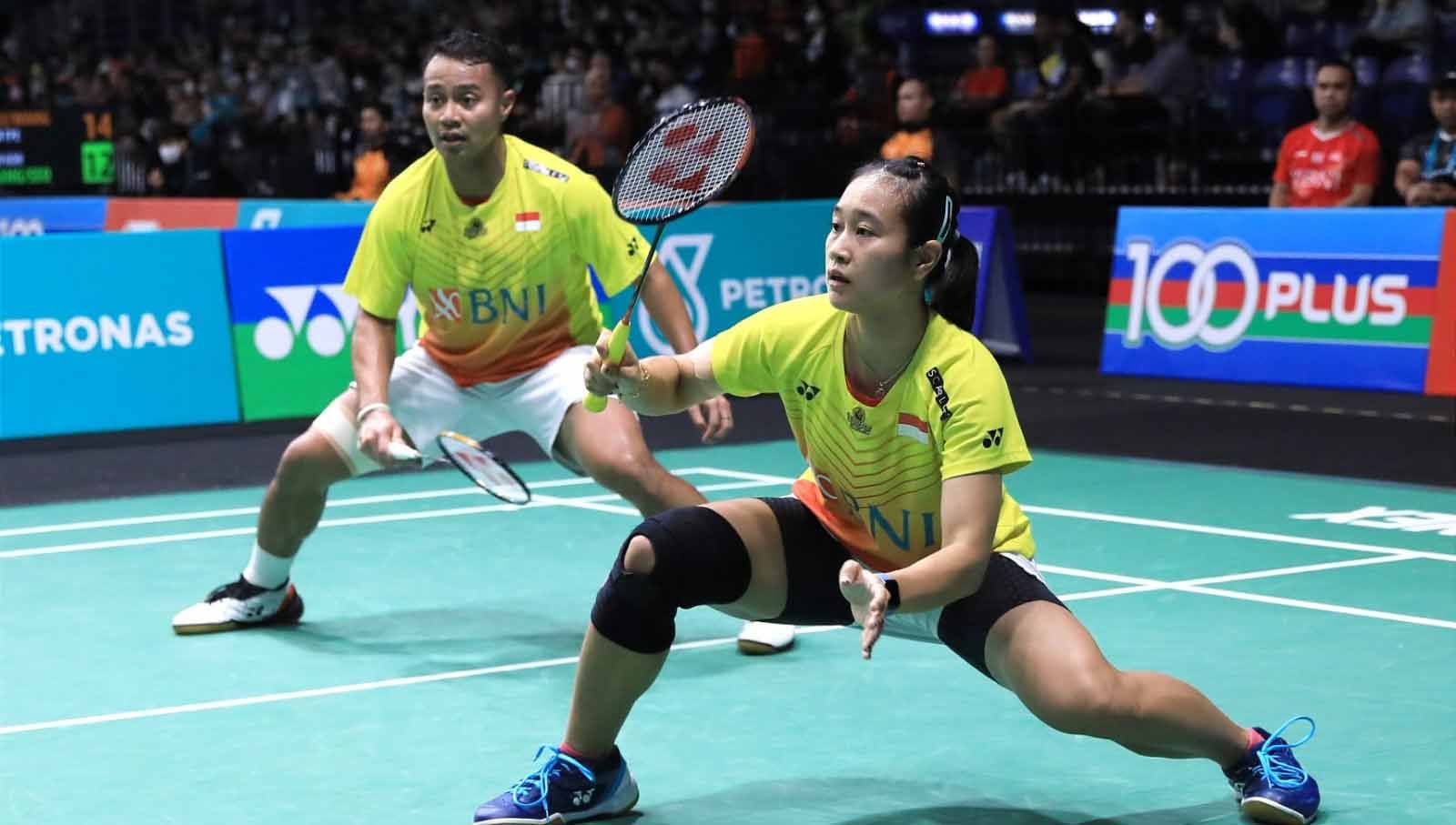 Ganda campuran Indonesia, Rehan Naufal Kusharjanto/Lisa Ayu Kusumawati di Malaysia Open 2023. (Foto: PBSI) Copyright: © PBSI