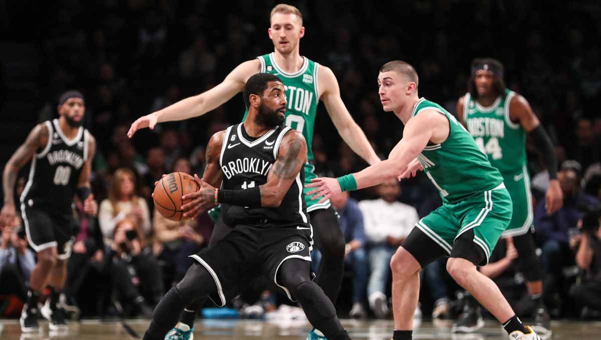 Pertandingan NBA antara Brooklyn Nets vs Boston Celtics. (Foto: REUTERS/Wendell Cruz) Copyright: © REUTERS/Wendell Cruz