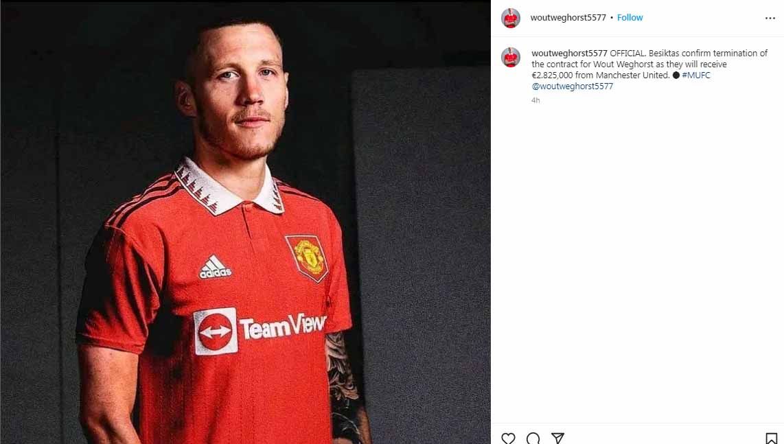 Setelah resmi menjadi pemain pinjaman Manchester United, Wout Weghorst rupanya tak ingin kelewatan untuk bermain lato-lato yang tengah tren di Indonesia. (Foto: Instagram@woutweghorst5577) Copyright: © Instagram@woutweghorst5577