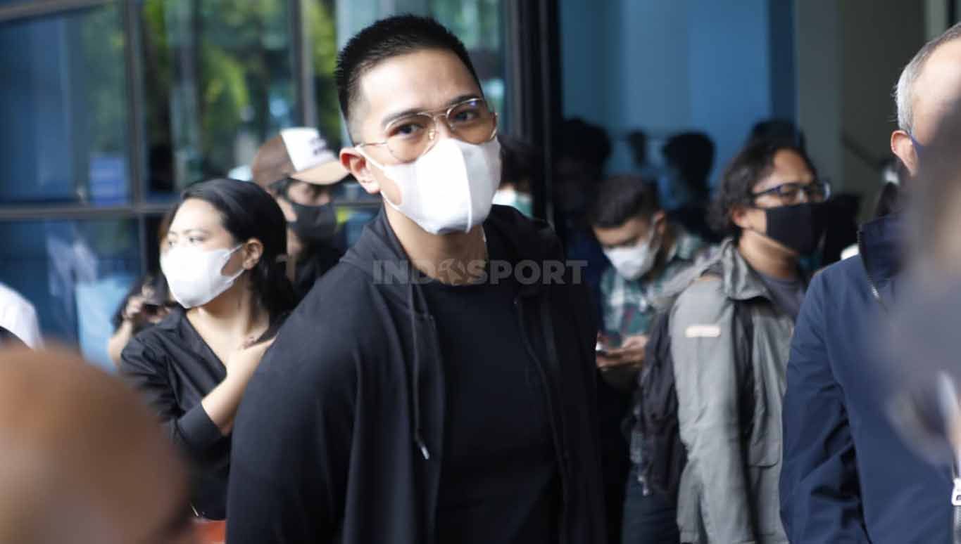 Kaesang Pangarep datang ke GBK Arena untuk memberi dukungan kepada Erick Thohir yang resmi maju sebagai calon Ketum PSSI, Minggu (15/01/23). Copyright: © Herry Ibrahim/INDOSPORT