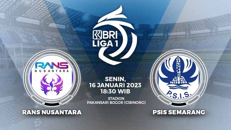 PSIS Semarang menang tipis atas RANS Nusantara FC di laga Liga 1, Senin (16/01/23). Copyright: © Grafis: Yuhariyanto/INDOSPORT