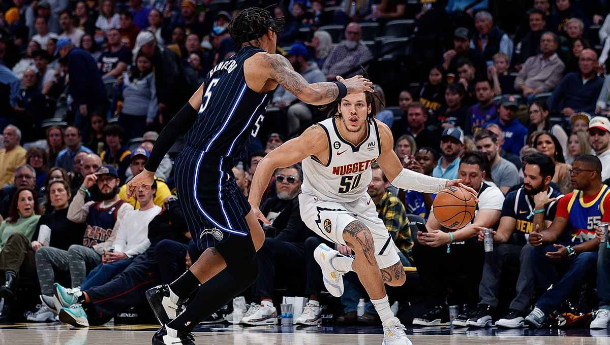 Pertandingan NBA antara Denver Nuggets vs Orlando Magic. (Foto: REUTERS/Isaiah J. Downing) Copyright: © REUTERS/Isaiah J. Downing