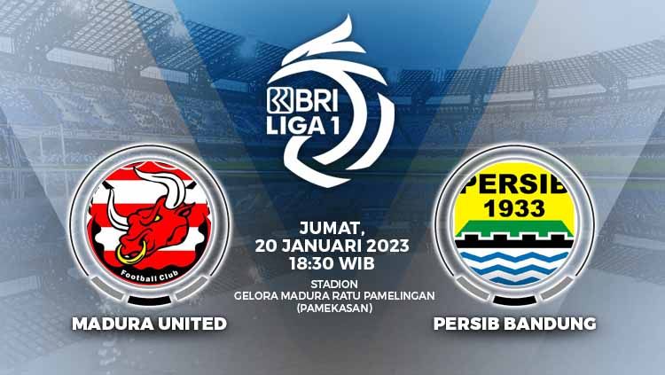Prediksi pertandingan antara Madura United vs Persib Bandung (BRI Liga 1). Copyright: © Grafis: Yuhariyanto/INDOSPORT