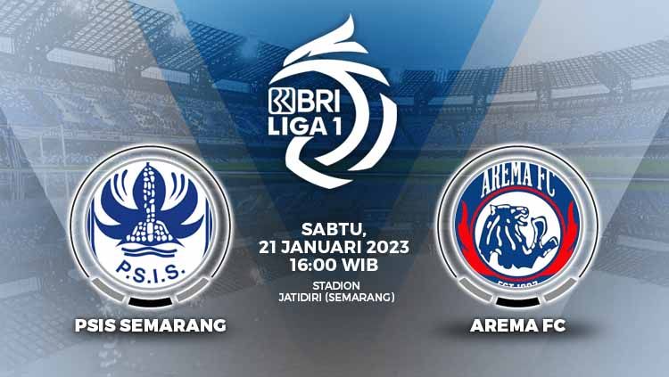Prediksi pertandingan antara PSIS Semarang vs Arema FC (BRI Liga 1). Copyright: © Grafis: Yuhariyanto/INDOSPORT