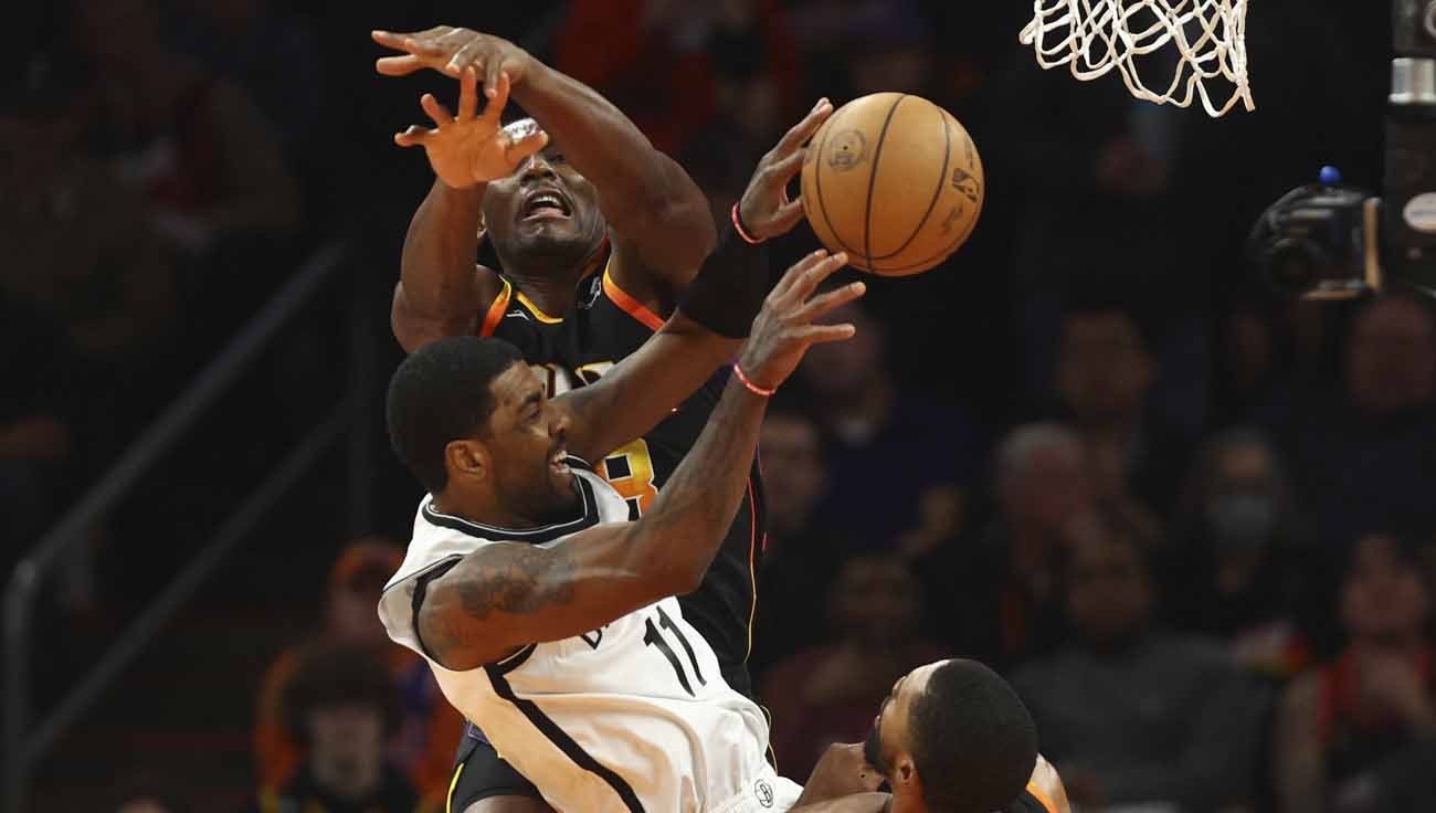 Pertandingan NBA antara Phoenix Suns vs Brooklyn Nets. (Foto: REUTERS/Mark J. Rebilas) Copyright: © REUTERS/Mark J. Rebilas