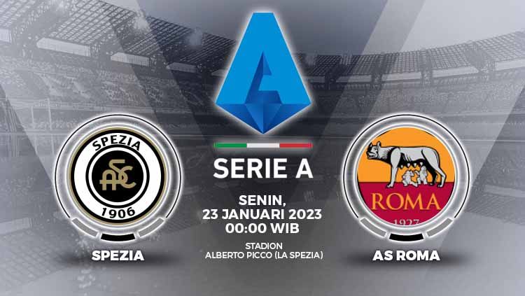 Prediksi pertandingan Spezia vs Roma pada pekan ke-19 Liga Italia 2022-23 di mana Jose Mourinho terancam kehilangan Nicolo Zaniolo. Copyright: © Grafis: Yuhariyanto/INDOSPORT