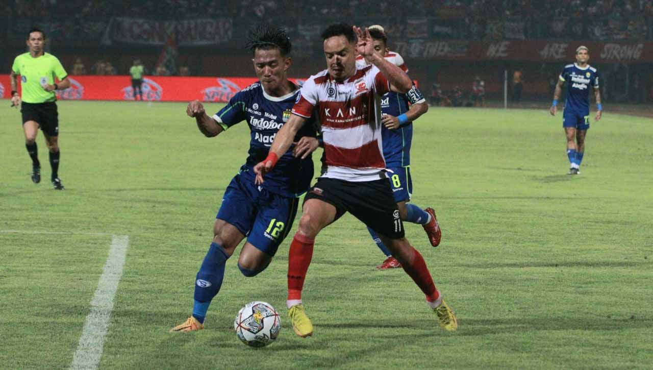 Pertandingan pada BRI Liga 1 antara Madura United vs Persib Bandung di Stadion Gelora Madura Ratu Pamelingan, Pamekasan. (Foto: MO Madura United) Copyright: © MO Madura United