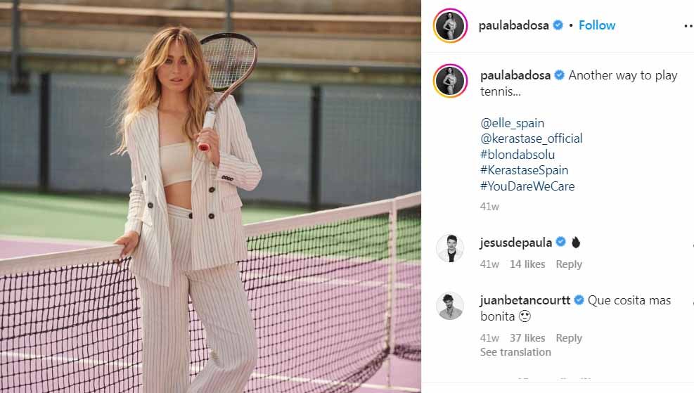 Potret petenis cantik Spanyol Paula Badosa pamer pose hot bareng pacar usai mundur dari Australian Open 2023. Copyright: © instagram@paulabadosa