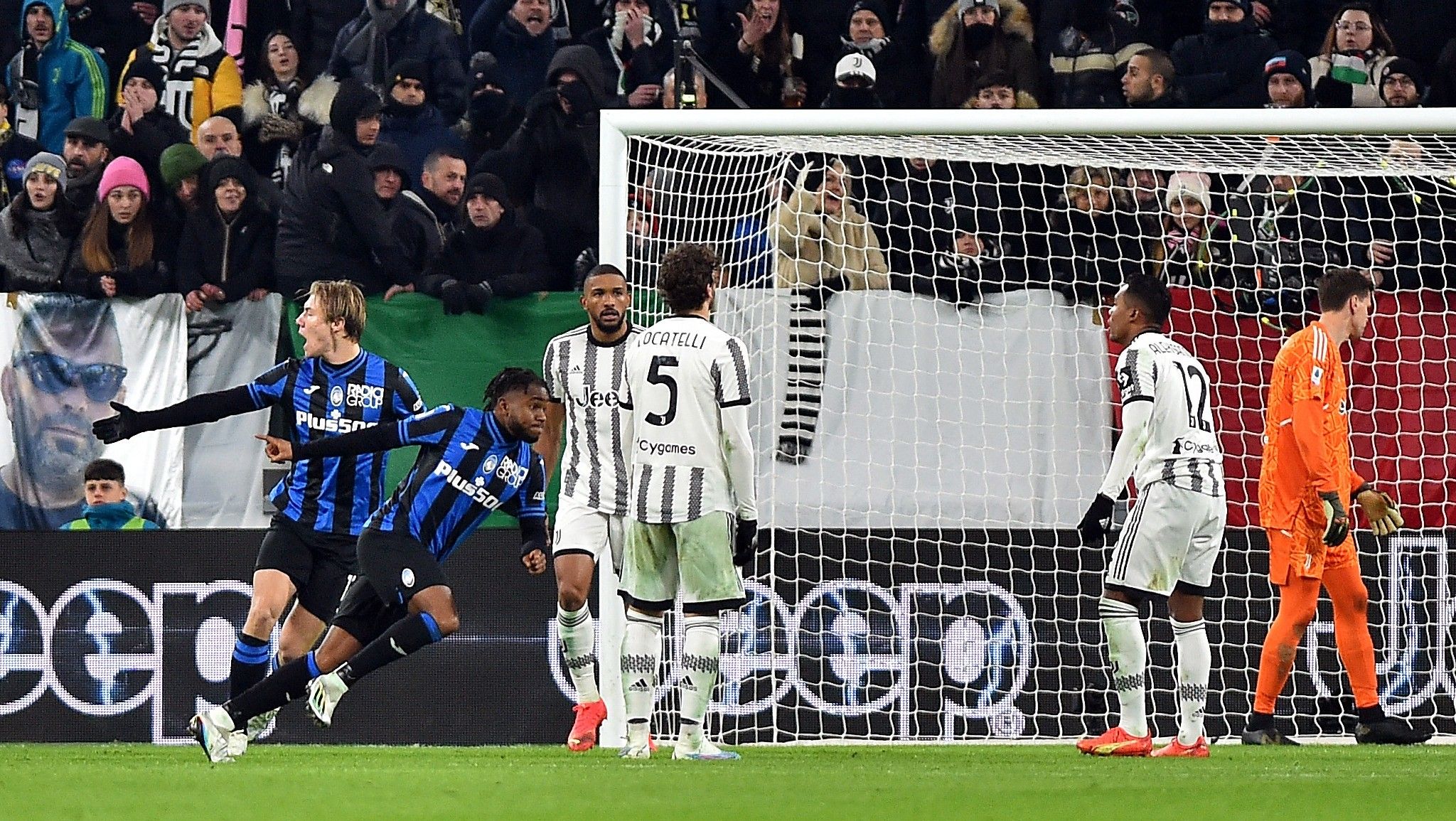 Laga Liga Italia antara Juventus vs Atalanta, Senin (23/01/23) dini hari WIB. REUTERS/Massimo Pinca Copyright: © REUTERS/Massimo Pinca