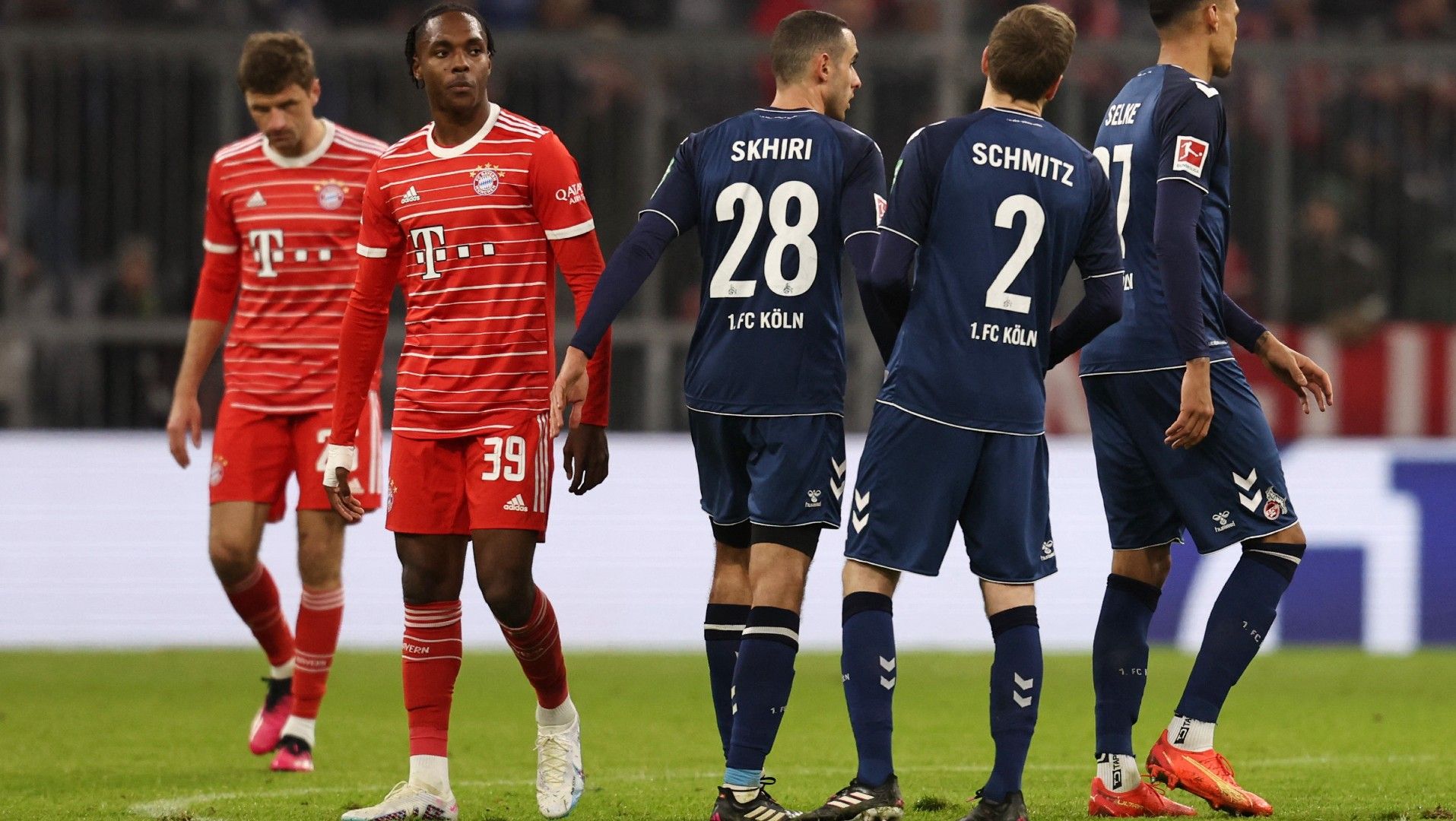 Pertandingan Liga Jerman antara Bayern Munchen vs FC Koln. REUTERS/Lukas Barth Copyright: © REUTERS/Lukas Barth