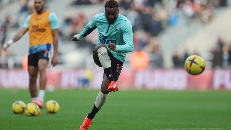 Allan Saint-Maximin, winger Newcastle United yang dirumorkan ke AC Milan. (Foto: Reuters/Lee Smith) Copyright: © Reuters/Lee Smith