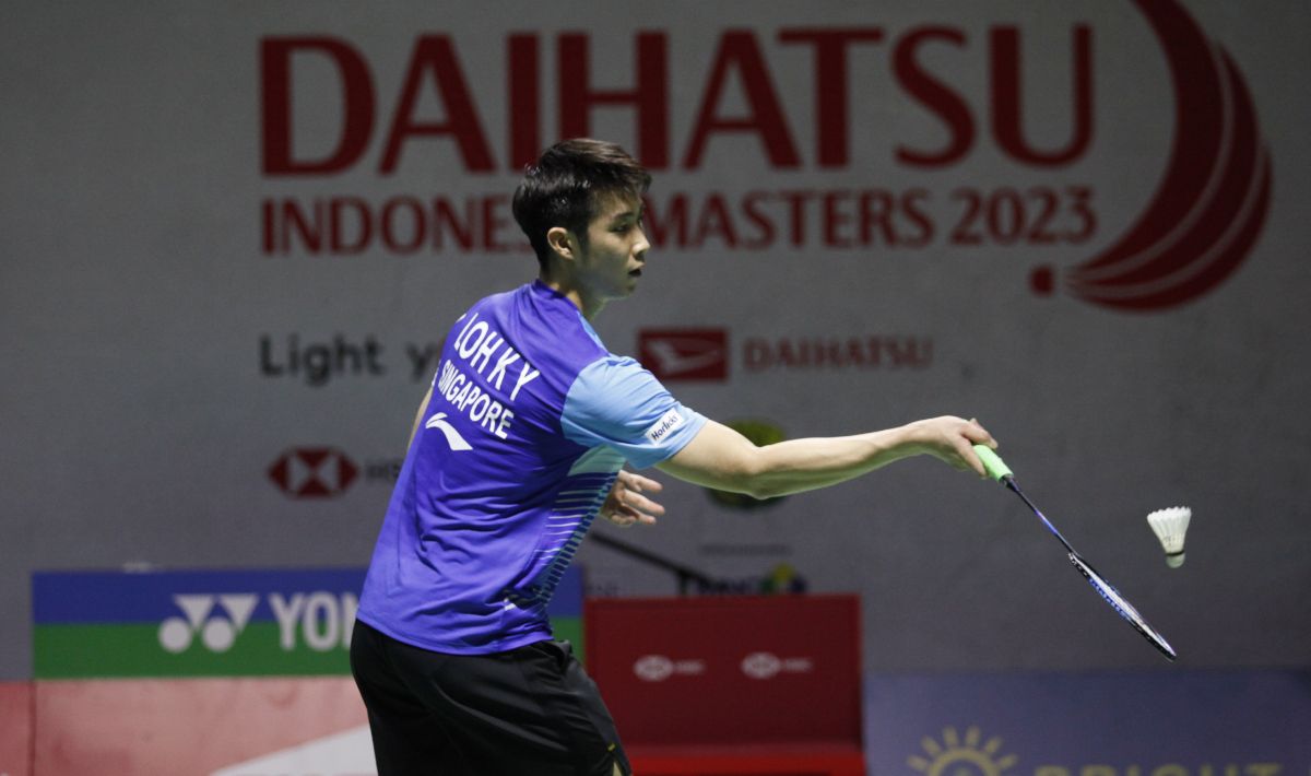 Tunggal putra Singapura, Loh Kean Yew. Copyright: © Herry Ibrahim/INDOSPORT
