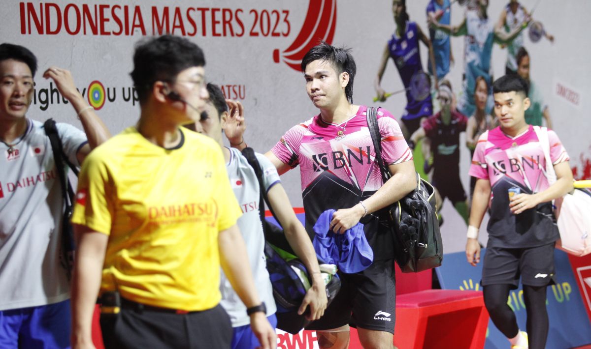 Ganda putra Indonesia, Leo Rolly Carnando/Daniel Marthin. Copyright: © Herry Ibrahim/INDOSPORT