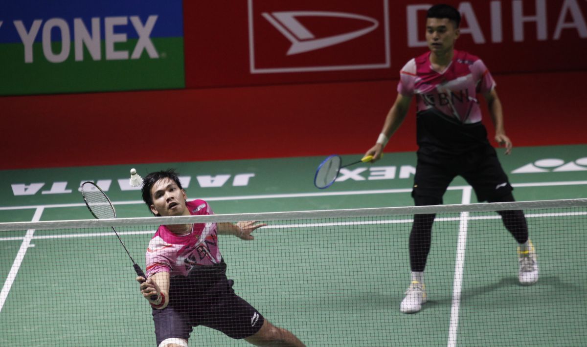 Ganda putra Indonesia, Leo Rolly Carnando/Daniel Marthin. Copyright: © Herry Ibrahim/INDOSPORT