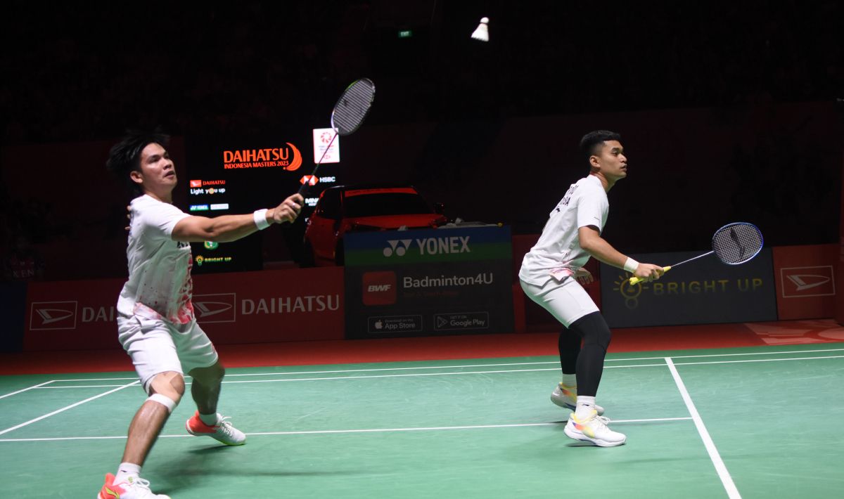 Ganda putra Indonesia, Leo Rolly Carnando/Daniel Marthin. Copyright: © Herry Ibrahim/INDOSPORT