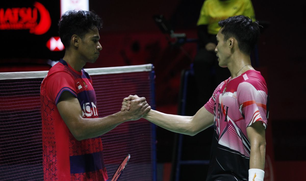 Tumbangkan Kenta Nishimoto dan melaju ke semifinal Taipei Open 2023, kemenangan Chico Aura Dwi Wardoyo panen senggolan BL ke Jonatan Christie. Copyright: © Herry Ibrahim/INDOSPORT