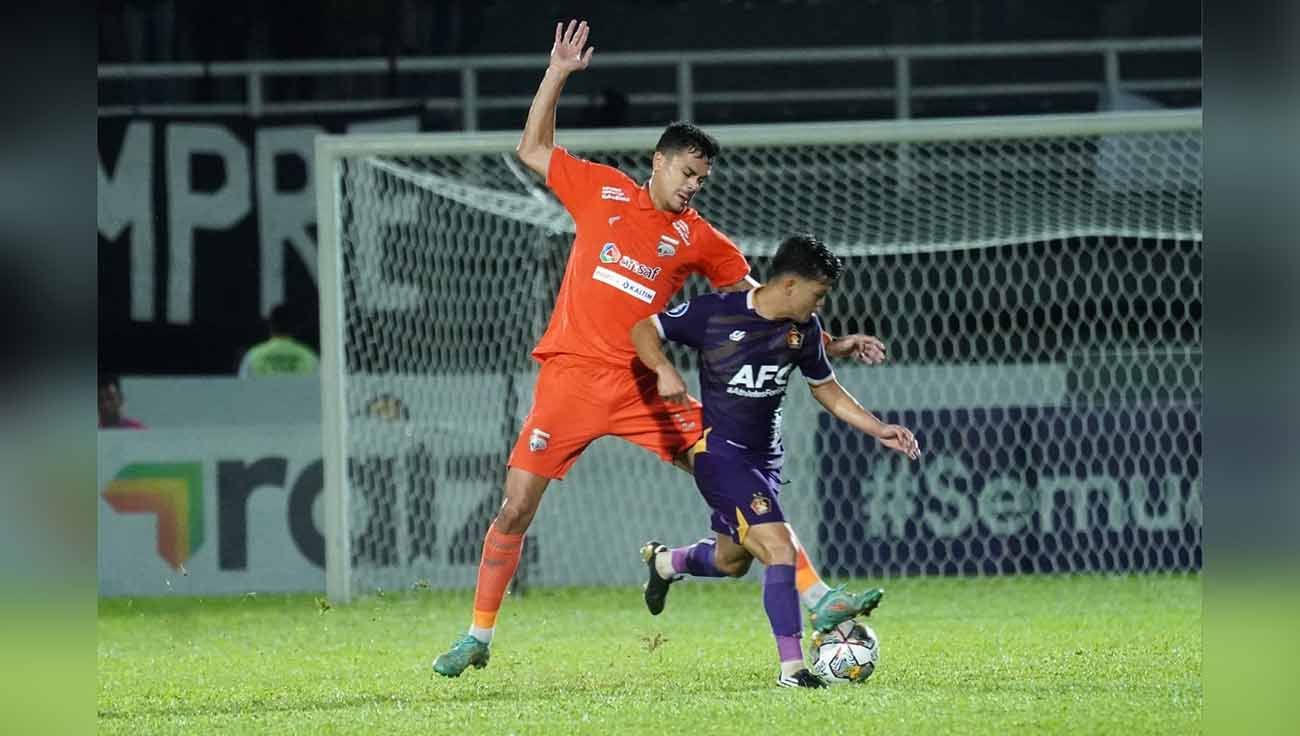 Pertandingan antara Borneo FC vs Persik Kediri di BRI Liga 1 2023. (Foto: Persik Kediri) Copyright: © Persik Kediri