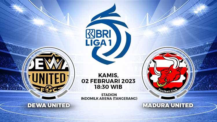 Prediksi pertandingan antara Dewa United vs Madura United (BRI Liga 1). Copyright: © Grafis: Yuhariyanto/INDOSPORT