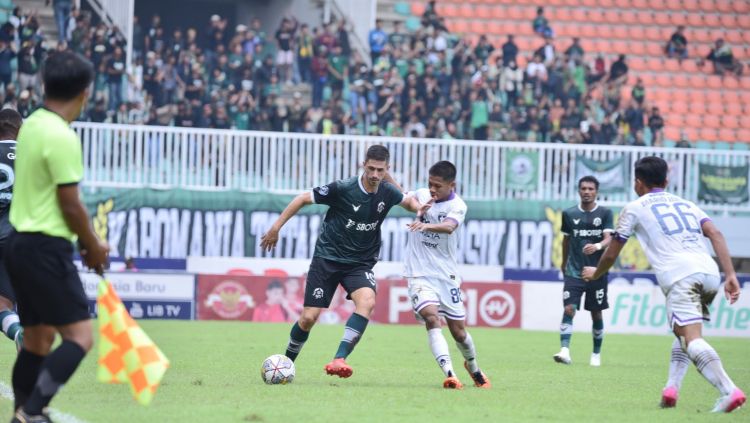 Laga Liga 1 antara Persikabo 1973 vs Persita Tangerang di Stadion Pakansari, Kamis (02/02/23). Copyright: © Persikabo 1973