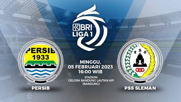 Persib Bandung akan menjamu PSS Sleman dalam pertandingan pekan ke-22 kompetisi Liga 1 2022-2023 di Stadion Gelora Bandung Lautan Api (GBLA), Minggu (05/01/23). Copyright: © Grafis: Yuhariyanto/INDOSPORT