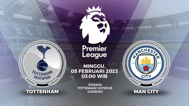Prediksi Liga Inggris 2022-2023 antara Tottenham Hotspur vs Manchester City di mana duel ini akan memanaskan lagi persaingan Harry Kane vs Erling Haaland. Copyright: © Grafis: Yuhariyanto/INDOSPORT