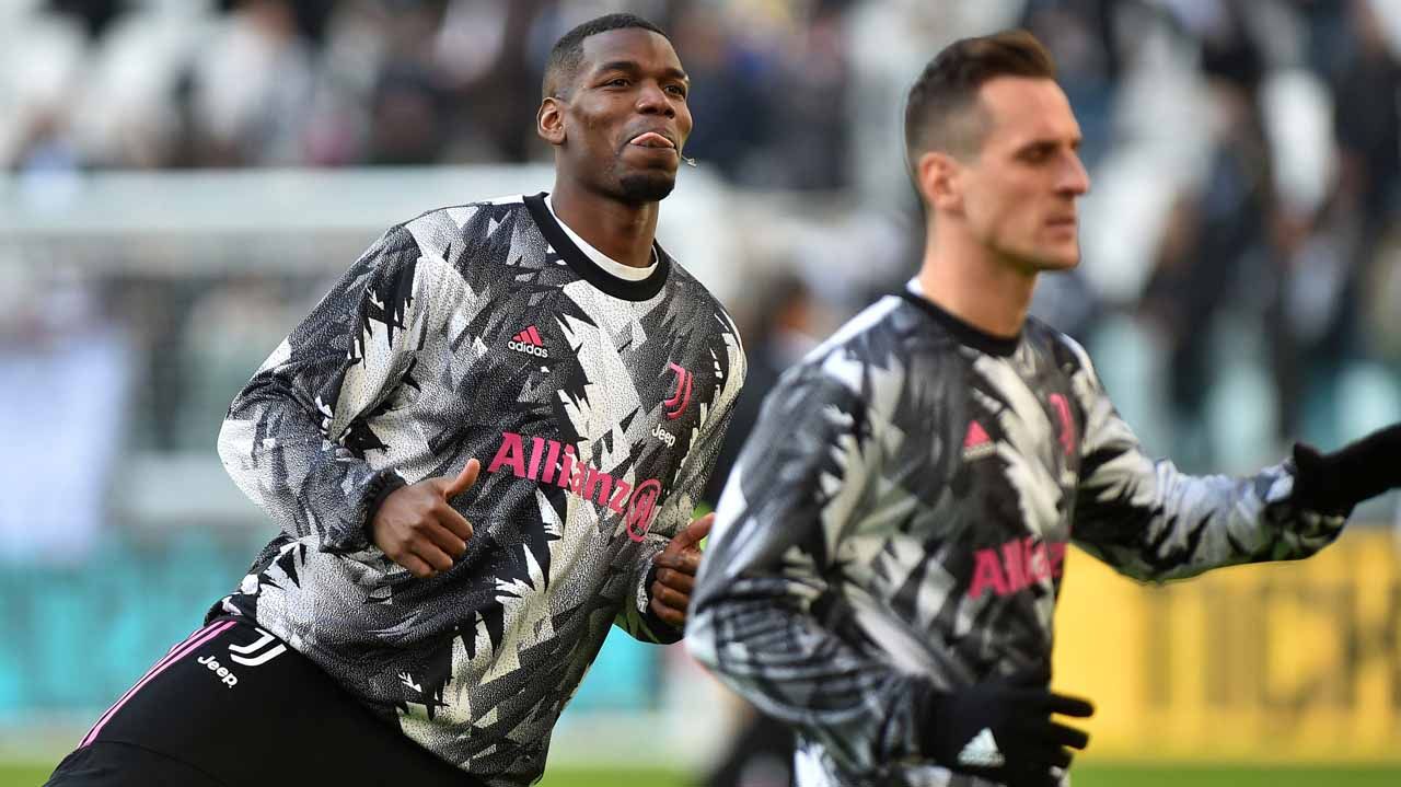 Paul Pogba (kiri), bakal dibuang Juventus untuk mendapatkan Cesare Casadei dari Chelsea. Copyright: © REUTERS/Massimo Pinca