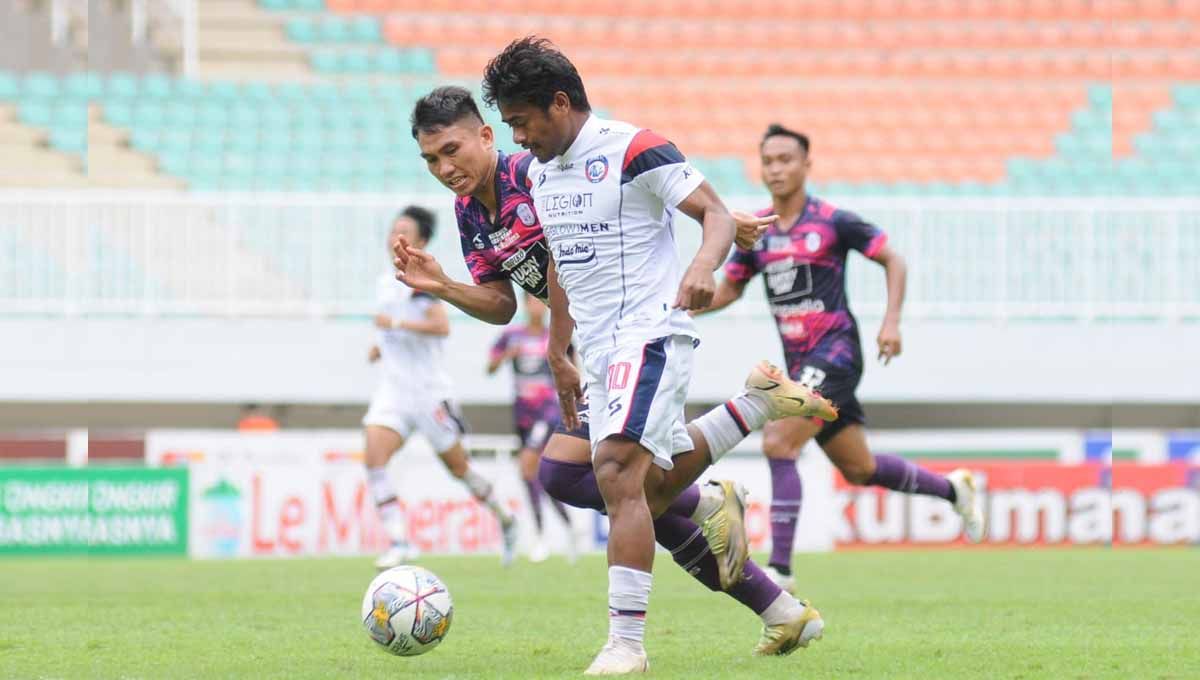 Pertandingan BRI Liga 1 antara RANS Nusantara vs Arema FC. (Foto: MO Arema FC) Copyright: © MO Arema FC