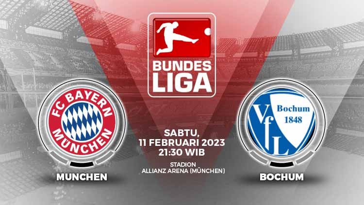 Prediksi pertandingan antara Bayern Munchen vs Bochum (Bundesliga Jerman). Copyright: © Grafis: Yuhariyanto/INDOSPORT