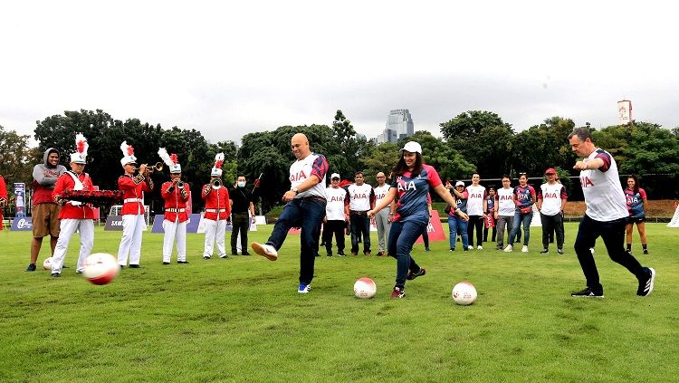 Presiden Direktur AIA, Stuart Spencer, saat pembukaan AIA Championship 2023 di Senayan, Sabtu (11/2/23). Copyright: © AIA