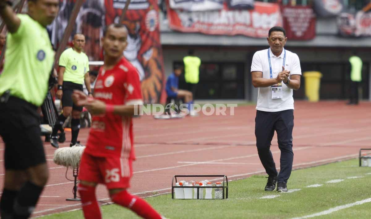 Pertandingan pada laga Liga 1 pekan ke-23 antara Persija Jakarta vs Arema FC di Stadion Patriot Bekasi, Minggu (12/02/23). Copyright: © Herry Ibrahim/INDOSPORT
