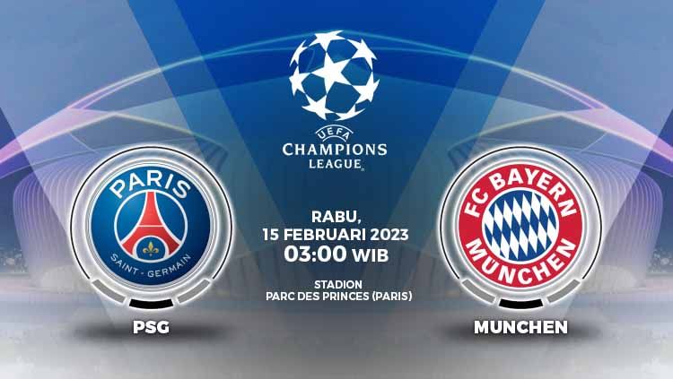 Prediksi pertandingan antara Paris Saint-Germain vs Bayern Munchen (Liga Champions). Copyright: © Grafis: Yuhariyanto/INDOSPORT