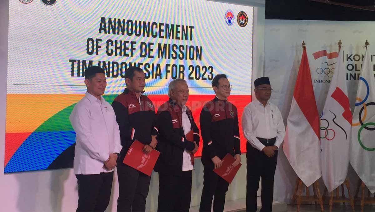 3 Chef De Mission untuk SEA Games, Asian Games dan Asian Indoor and Martial Games. Copyright: © Petrus Manus Da'Yerimon/INDOSPORT
