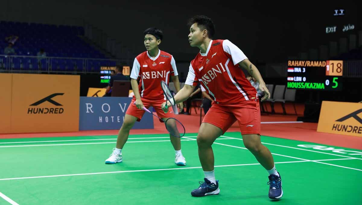 Link streaming perempat final Badminton Asia Mixed Team Championships (BAMTC) 2023, Jumat (17/02/23), salah satunya menyajikan duel Indonesia vs Korea Selatan. Copyright: © PBSI