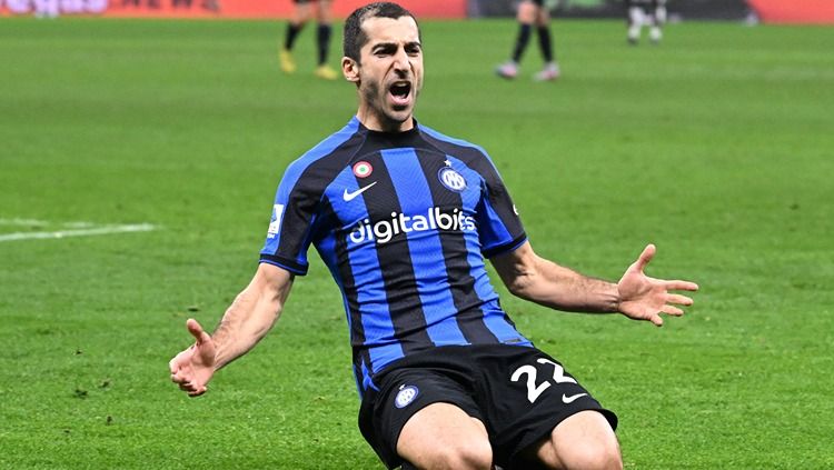 Henrikh Mkhitaryan, pemain Inter Milan. (Foto: REUTERS/Alberto Lingria) Copyright: © REUTERS/Alberto Lingria