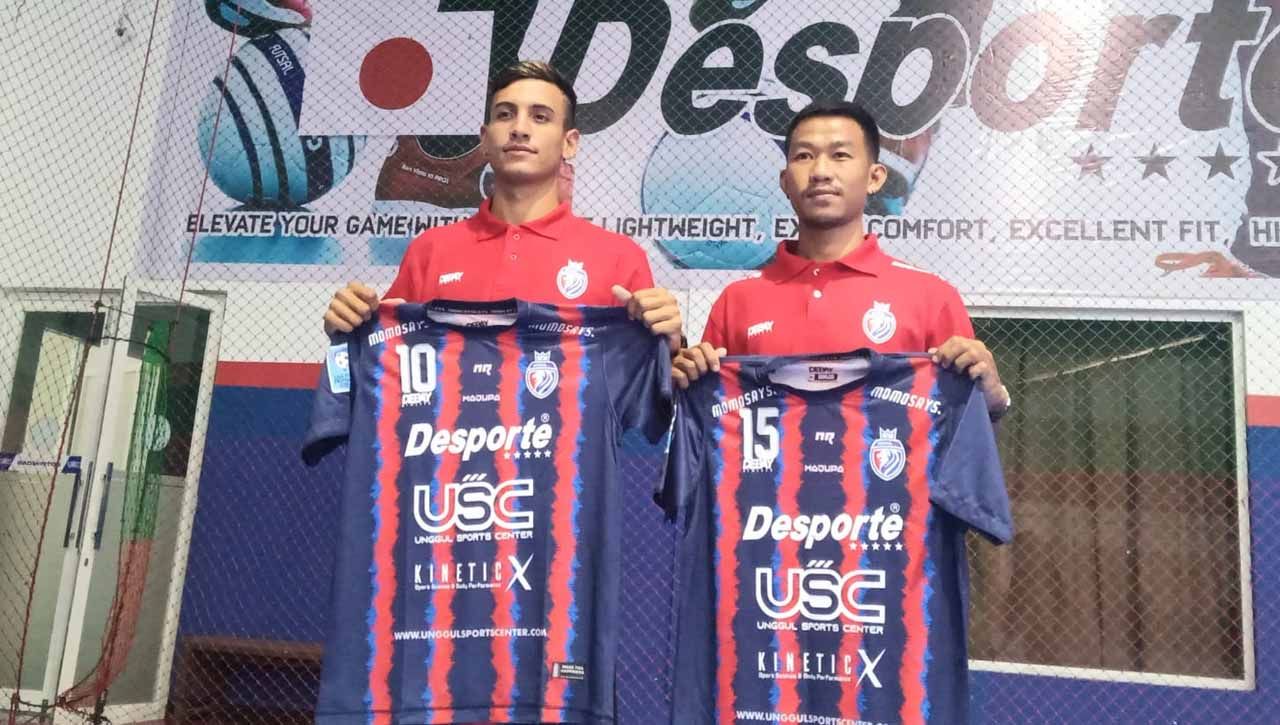 Dua pemain asing Unggul FC segera debut pada Liga Futsal Profesional, Andres Josue Teran Bastidas (venezuela) dan Peerapol Satsue (Thailand). Copyright: © Ian Setiawan/INDOSPORT