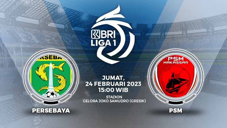 Prediksi pertandingan antara Persebaya Surabaya vs PSM Makassar (BRI Liga 1). Copyright: © Grafis: Yuhariyanto/INDOSPORT