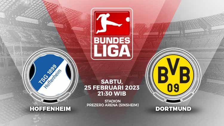 Prediksi pertandingan antara Hoffenheim vs Borussia Dortmund (Bundesliga Jerman). Copyright: © Grafis: Yuhariyanti/Indosport