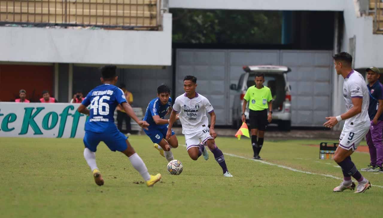 Pertandingan BRI Liga 1 antara PSIS Semarang vs Persita Tangerang. (Foto: Persita Tangerang) Copyright: © Persita Tangerang