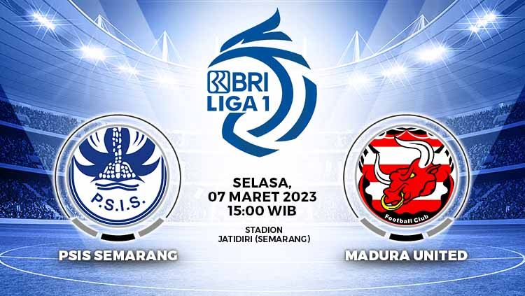 Prediksi pertandingan antara PSIS Semarang vs Madura United (RBI Liga 1). Copyright: © Grafis: Yuhariyanto/Indosport