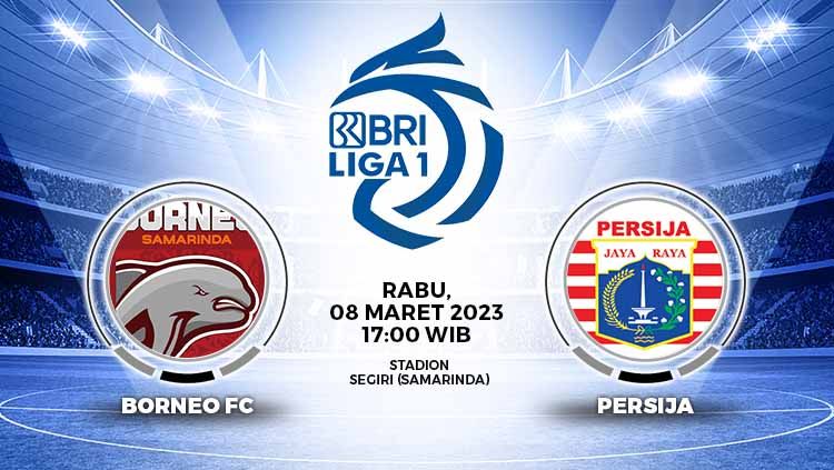 Prediksi pertandingan antara Borneo FC vs Persija Jakarta (RBI Liga 1). Copyright: © Grafis: Yuhariyanto/Indosport