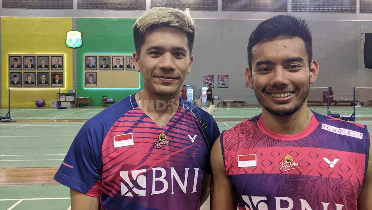 Jelang melawan Mohammad Ahsan/Hendra Setiawan di All England 2023, Yeremia Rambitan malah curhat bikin nyesek. Copyright: © Ammara Marthiara/INDOSPORT