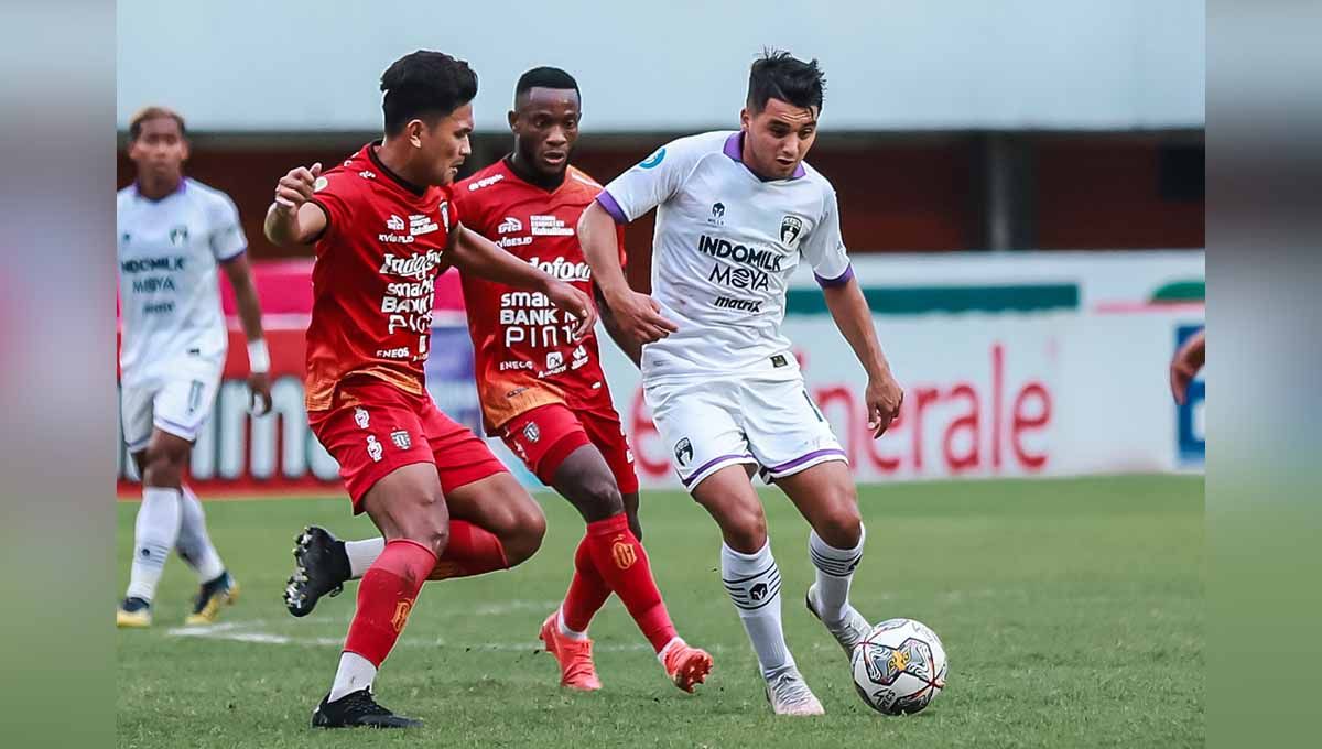 Pertandingan Liga 1 antara Bali United vs Persita Tangerang di Stadion Maguwoharjo (Yogyakarta), Selasa (07/03/23). (Foto: Instagram@persita.official) Copyright: © Instagram@persita.official