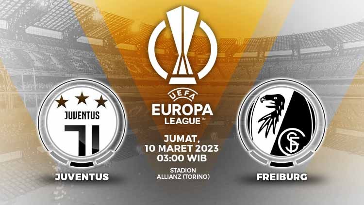 Link live streaming Liga Europa 2022/23 antara Juventus vs Freiburg pada Jumat (10/03/23) pukul 03:00 dini hari WIB bisa Anda saksikan di artikel berikut ini. Copyright: © Grafis: Yuhariyanto/INDOSPORT