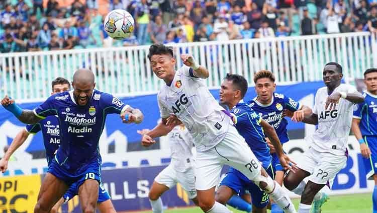 Situasi laga Persib Bandung vs Persik Kediri dalam lanjutan Liga 1, Rabu (08/03/23). Copyright: © Media Officer Persik Kediri